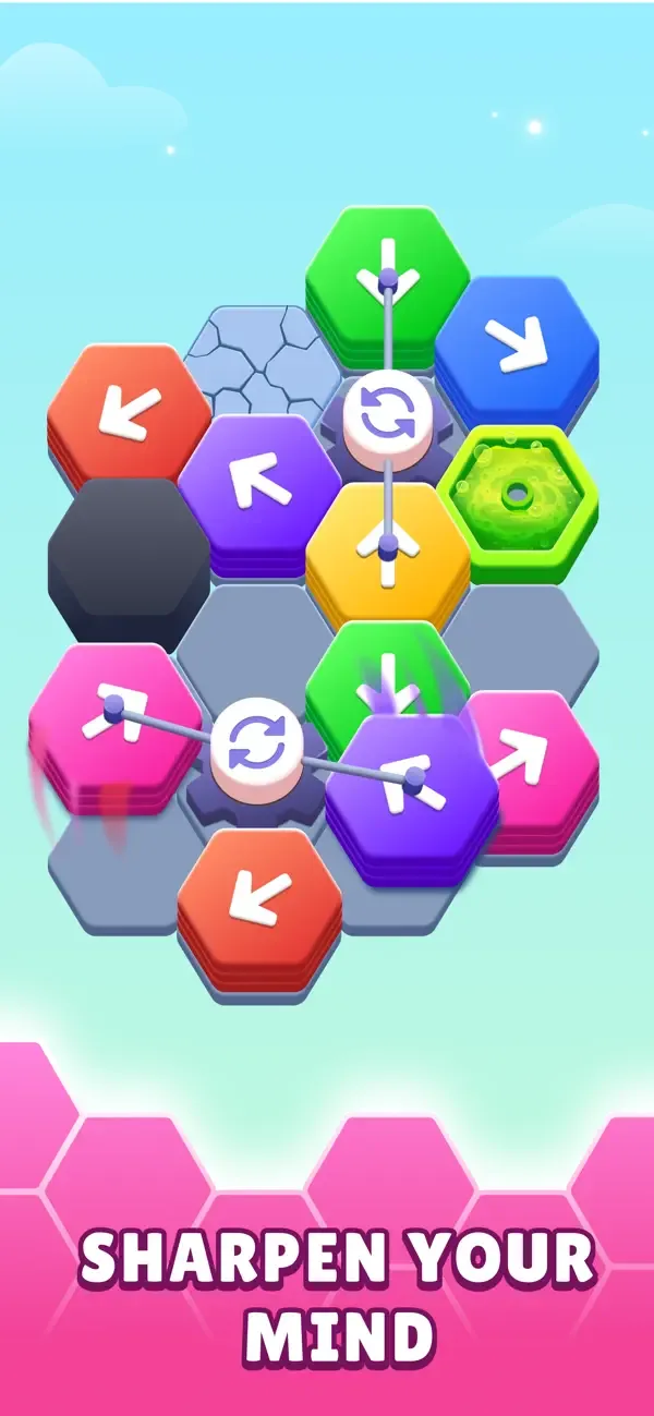 Hexa Tap Away Puzzle screenshot 2