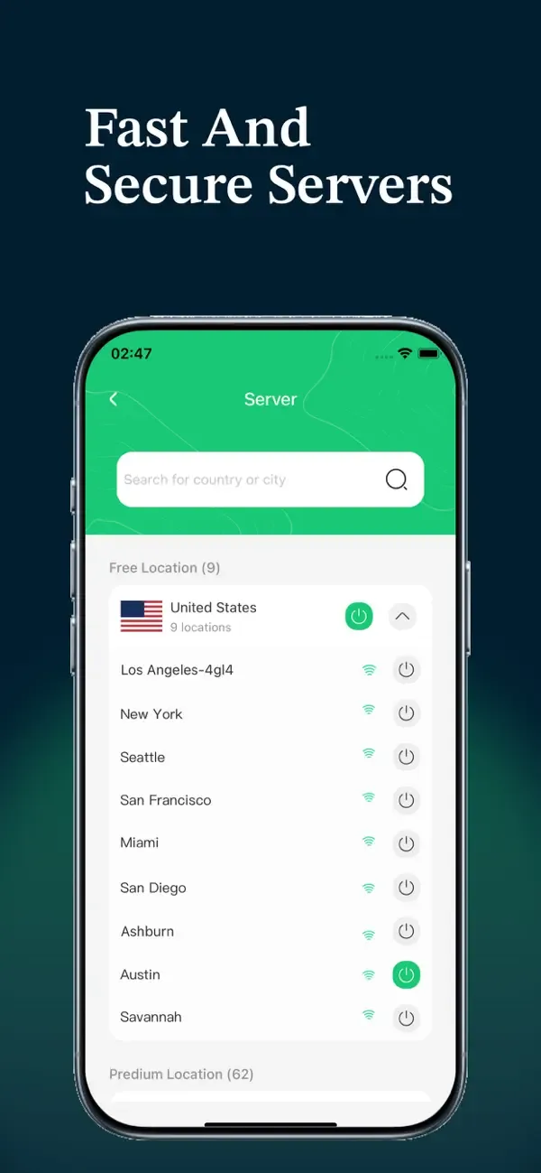 Fusvob VPN : Super VPN 2026 screenshot 2