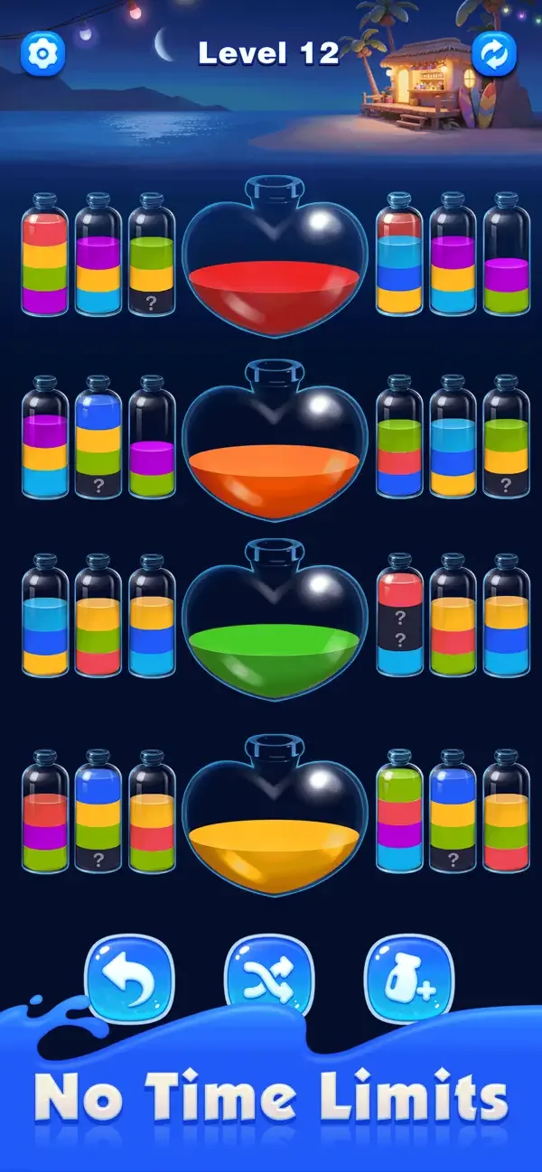 Water Sort! 3D Color Match Puz screenshot 1
