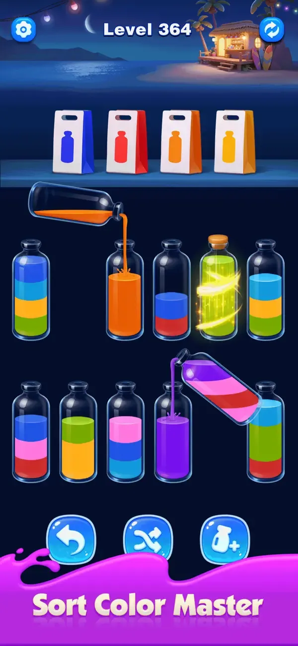 Water Sort! 3D Color Match Puz screenshot 4