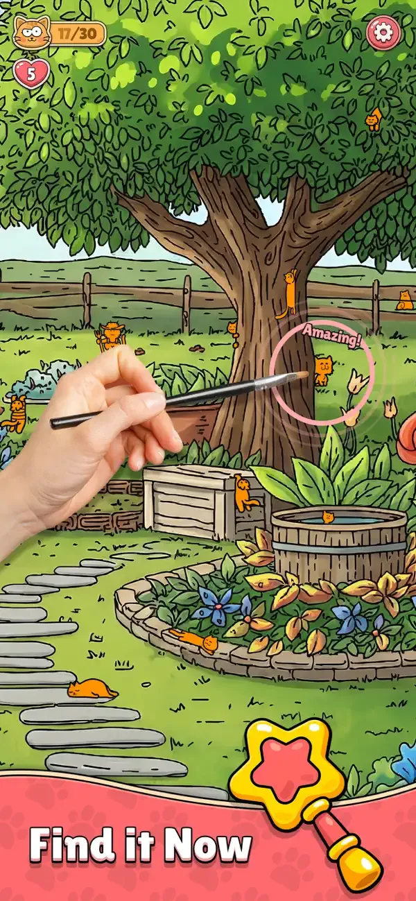 Find The Cat 2 - Spot It! screenshot 1