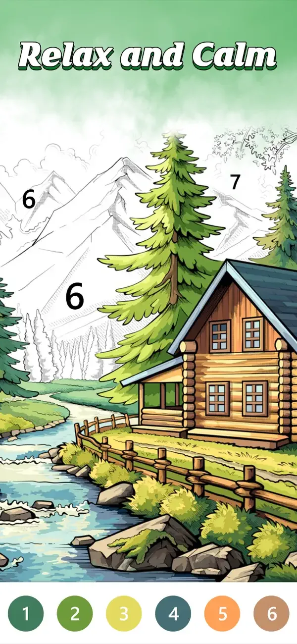 Pure Color by Number Book screenshot 2