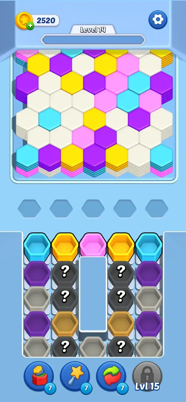 Hexa Fall: Color Sort screenshot 5