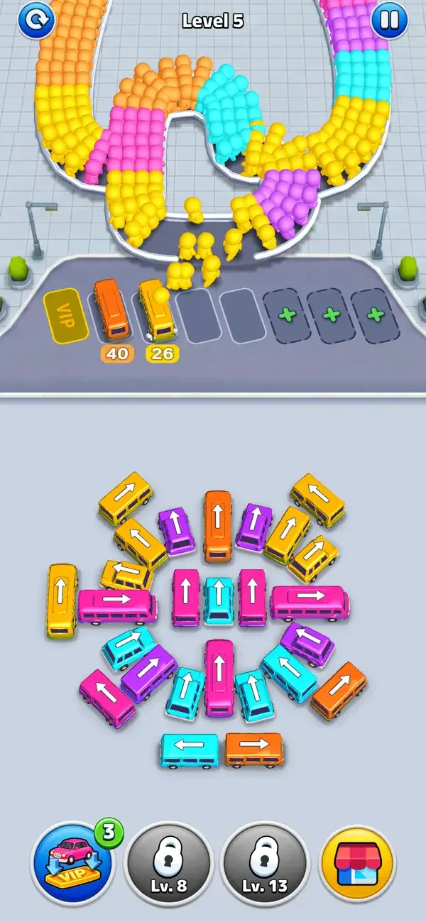 Bus Rush Fever! screenshot 1