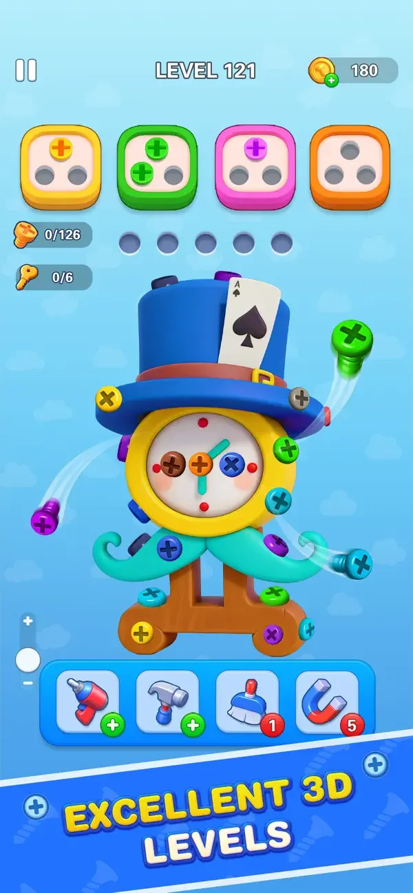 3D Screw Out: Bolt Sort Master screenshot 4