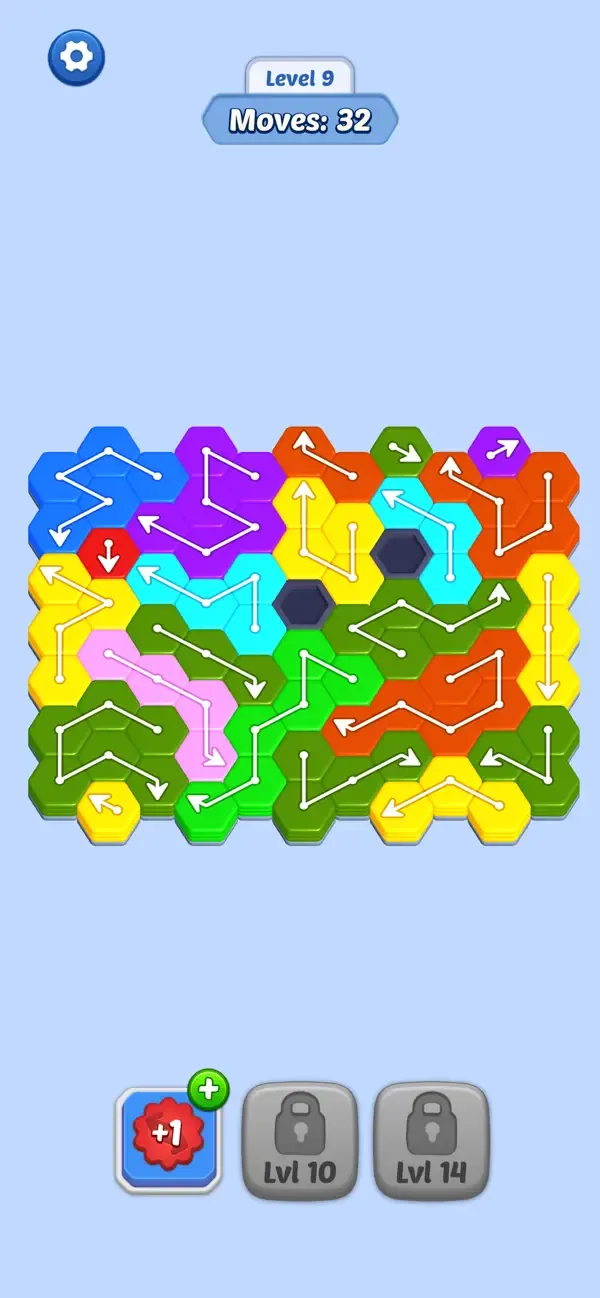 Hexa Arrows: Logic Puzzle screenshot 2