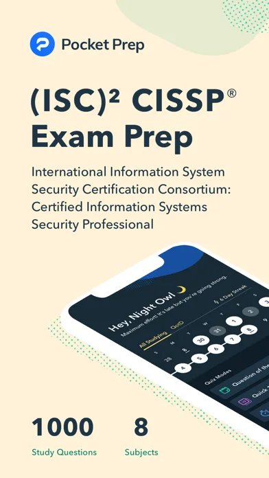 Pocket Prep CISSP 2026 screenshot 1