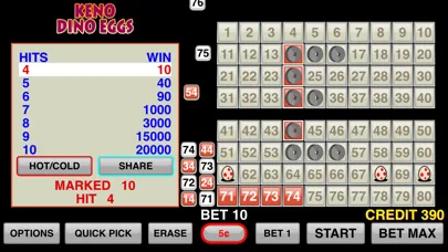 Keno Dino Eggs screenshot 1