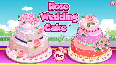 Rose Wedding Cake Cooking Game screenshot 2