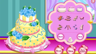Rose Wedding Cake Cooking Game screenshot 4