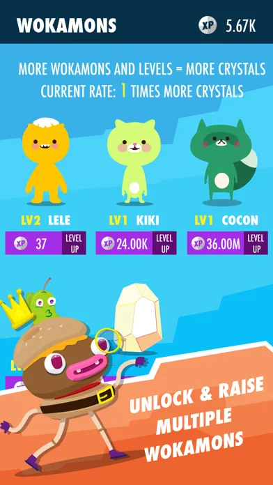 Wokamon: pedometer tamagotchi screenshot 4