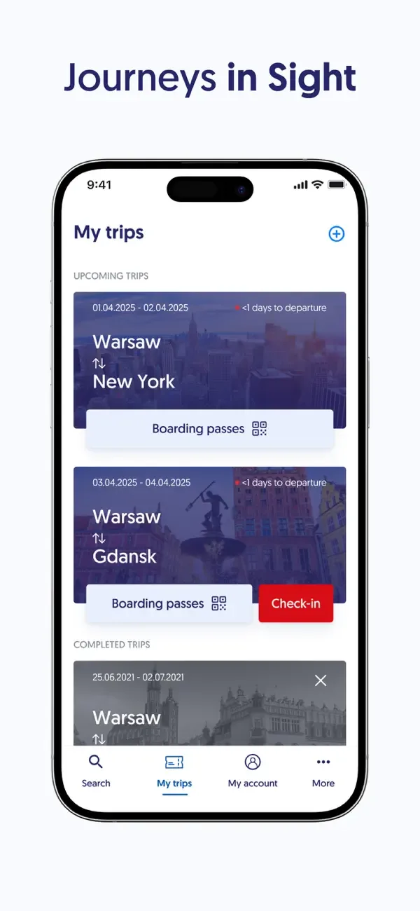 LOT Polish Airlines screenshot 5