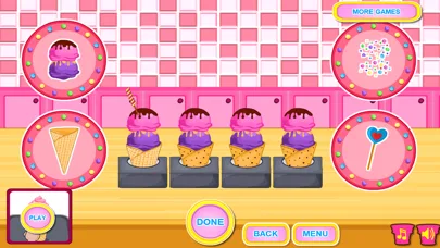 Ice Cream Cone Cupcake Cooking screenshot 5
