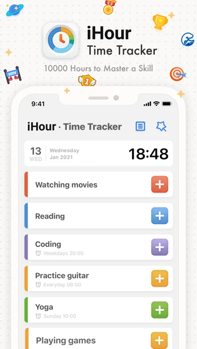 iHour - Focus Time Tracker screenshot 1