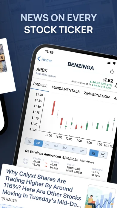 Benzinga Financial News & Data screenshot 3