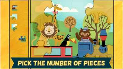 Train Games for Kids: Zoo Railroad Car Puzzles screenshot 2