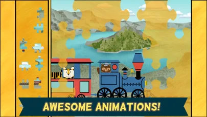 Train Games for Kids: Zoo Railroad Car Puzzles screenshot 4