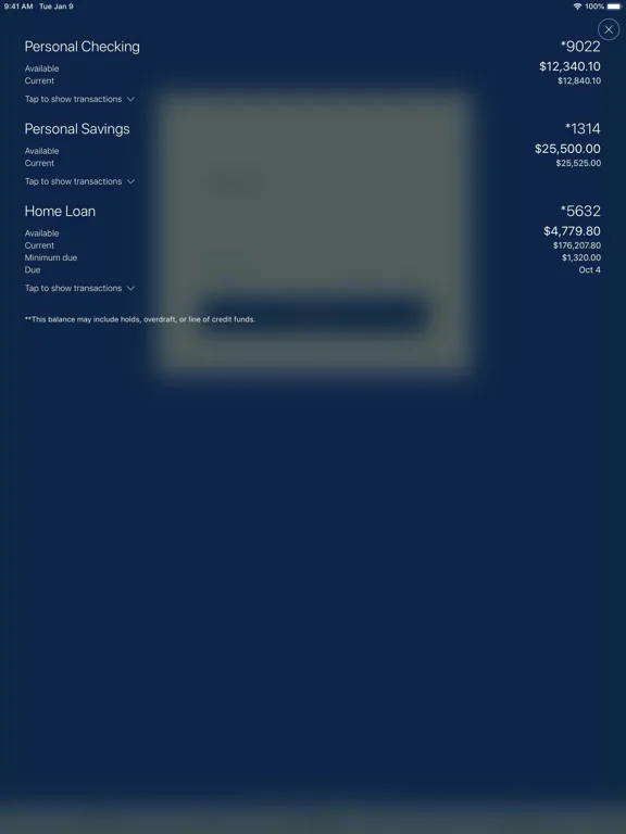 Fulton Bank Mobile Banking screenshot 1