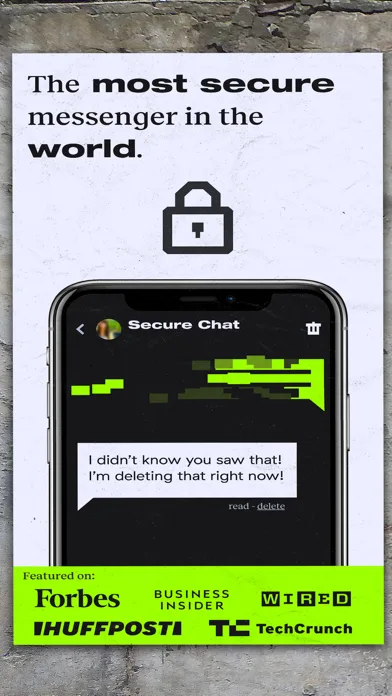 Dust - a safer place to text screenshot 1