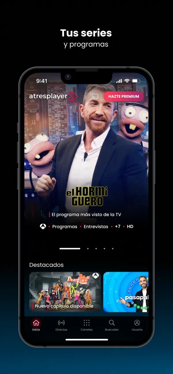 atresplayer: Series y Noticias screenshot 1