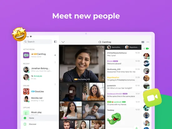 Camfrog: Live Video Chat Rooms screenshot 1