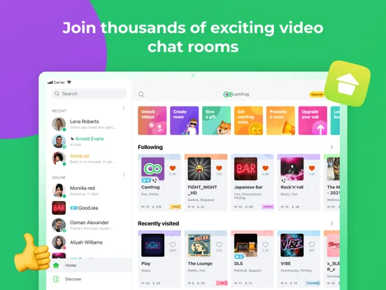 Camfrog: Live Video Chat Rooms screenshot 3