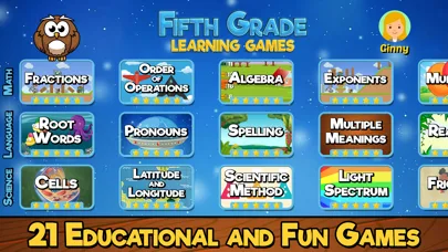 Fifth Grade Learning Games SE screenshot 1