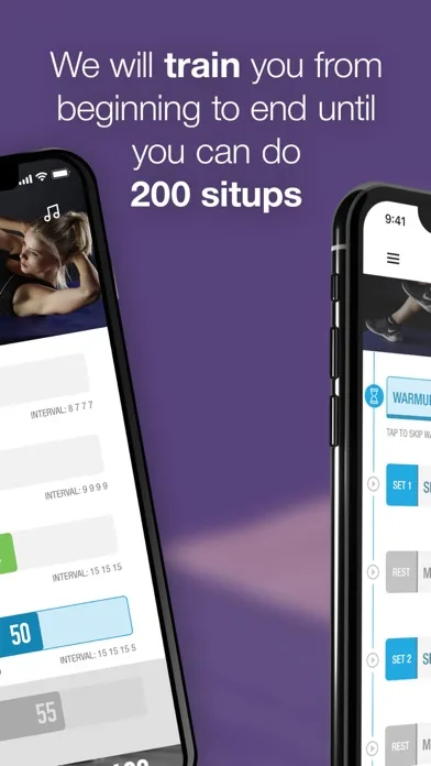 0-200 Situps Trainer Challenge screenshot 2