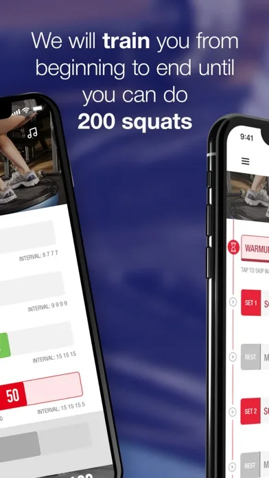 0-200 Squats Trainer Challenge screenshot 2