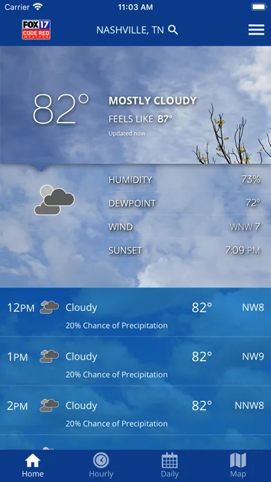 FOX 17 Code Red Weather screenshot 1