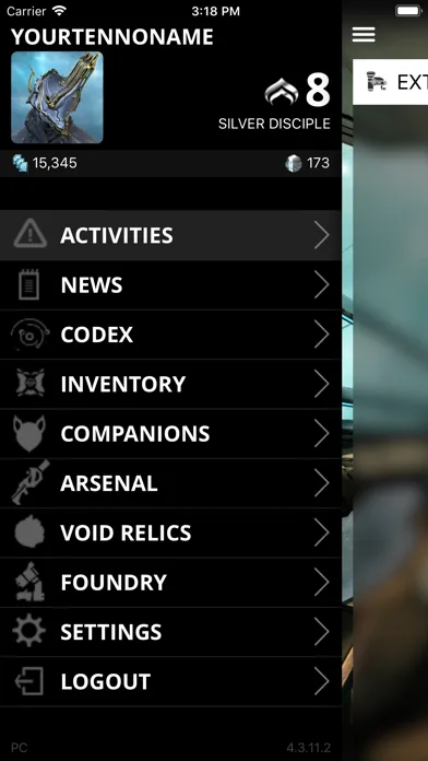 Warframe Companion screenshot 1