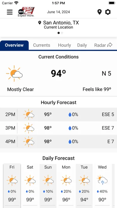 KSAT 12 Weather Authority screenshot 2