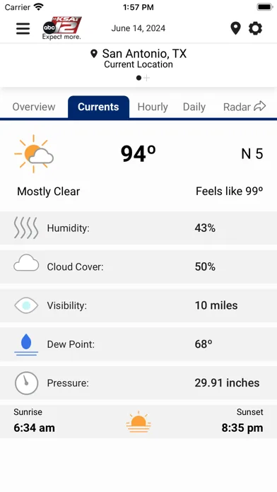 KSAT 12 Weather Authority screenshot 3