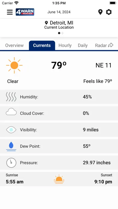 WDIV 4Warn Weather screenshot 1