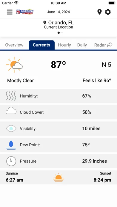 News 6 Pinpoint Weather WKMG screenshot 3