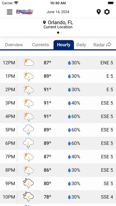 News 6 Pinpoint Weather WKMG screenshot 4