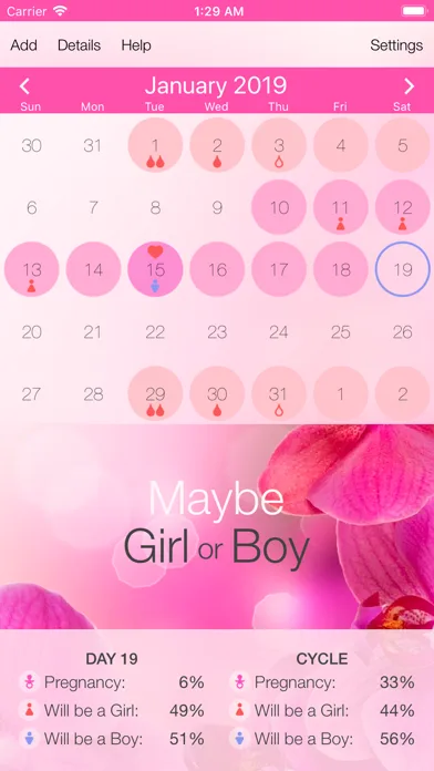 Menstrual Cycle Tracker screenshot 2
