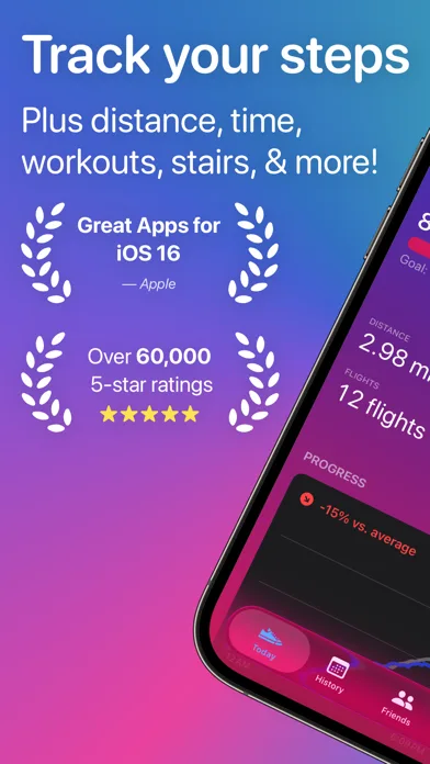 Steps - Activity Tracker screenshot 1