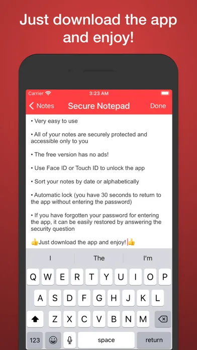 Secure Notepad screenshot 4