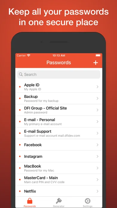 iPassworder - Password Manager screenshot 1