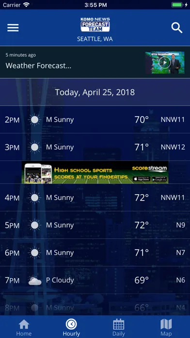 KOMO WX screenshot 3