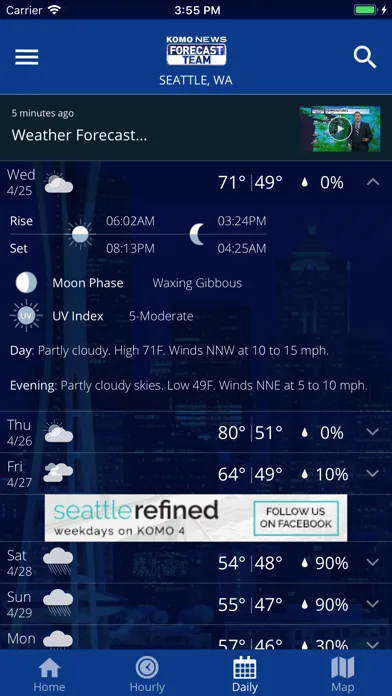 KOMO WX screenshot 4