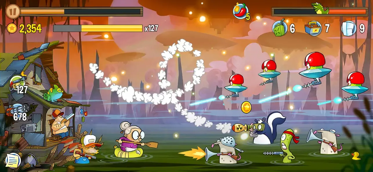 Swamp Attack screenshot 3