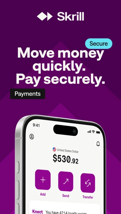 Skrill - Pay & Transfer Money screenshot 1