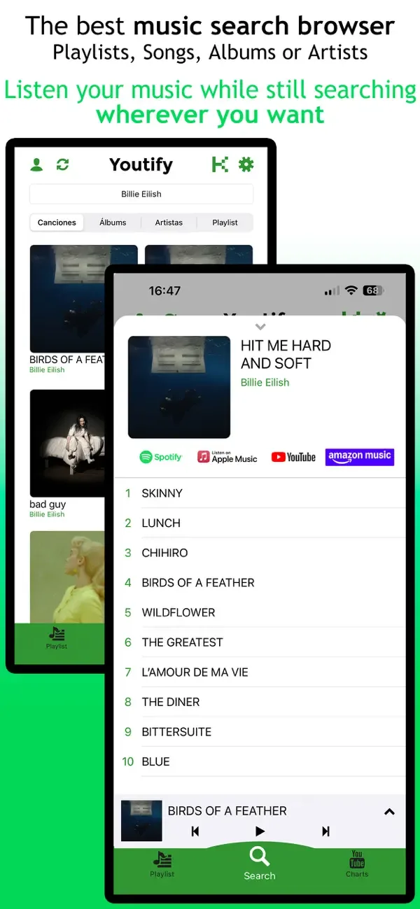 Youtify for Spotify Premium screenshot 1