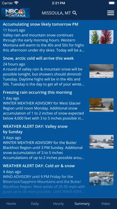 NBC MT Severe WX Alert Team screenshot 3
