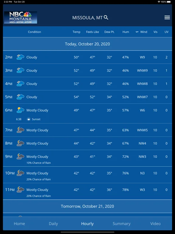 NBC MT Severe WX Alert Team screenshot 5