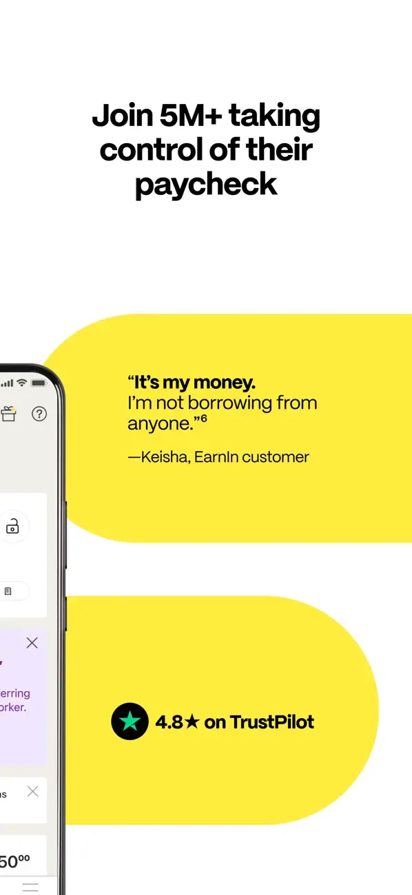 EarnIn: Beyond Cash Advance screenshot 2