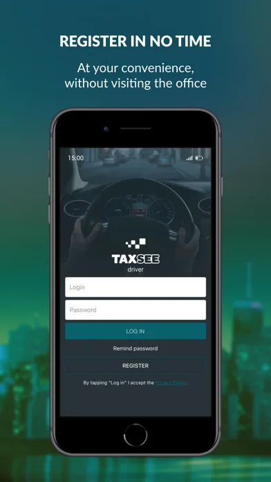 Taxsee Driver screenshot 2