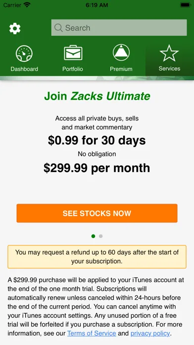 Zacks Mobile App screenshot 5